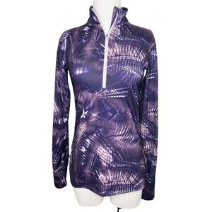 Nike Pro Half Zip Shirt sz M * Dri-Fit Long Sleeve Top Running Workout Gym